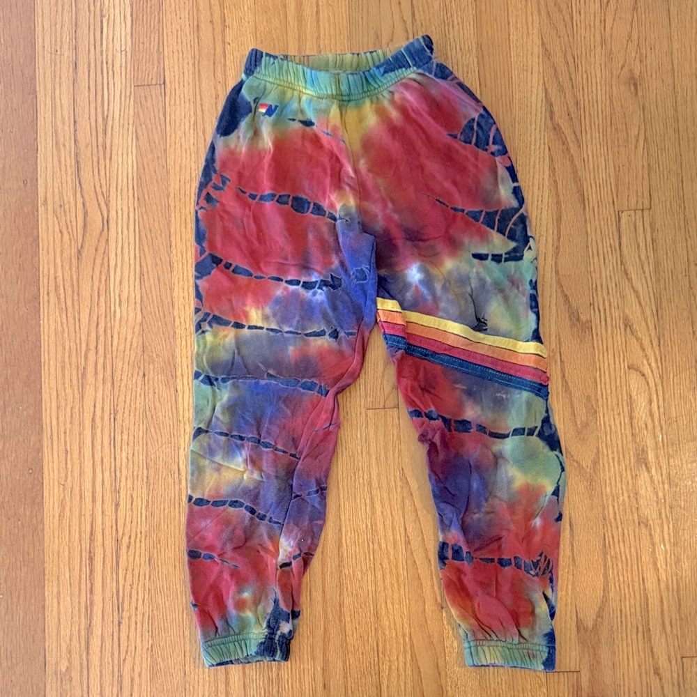 Aviator Nation Kids Multi - Color Tie-Dye sweatpants
